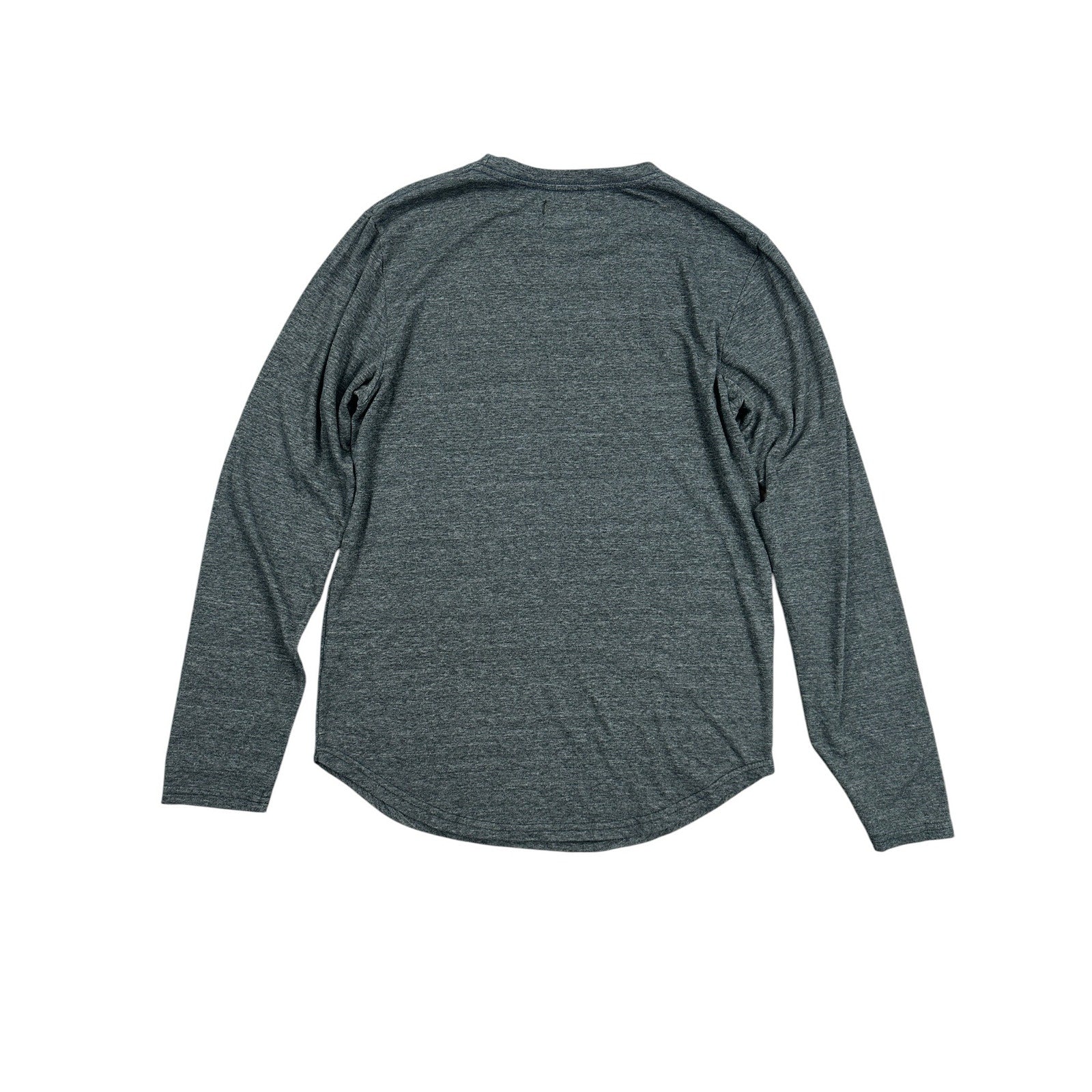 GoodLife Long Sleeve Crew Neck Tee in Heather Charcoal — Size Large