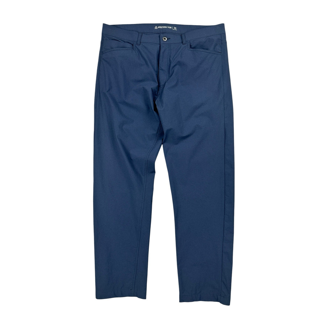 Western Rise Evolution Performance Chino Pants in Navy — Size 36 // Preowned