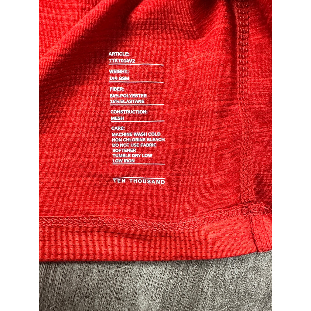 Ten Thousand Versatile Long Sleeve Mesh Performance Tee — Size Large // Preowned