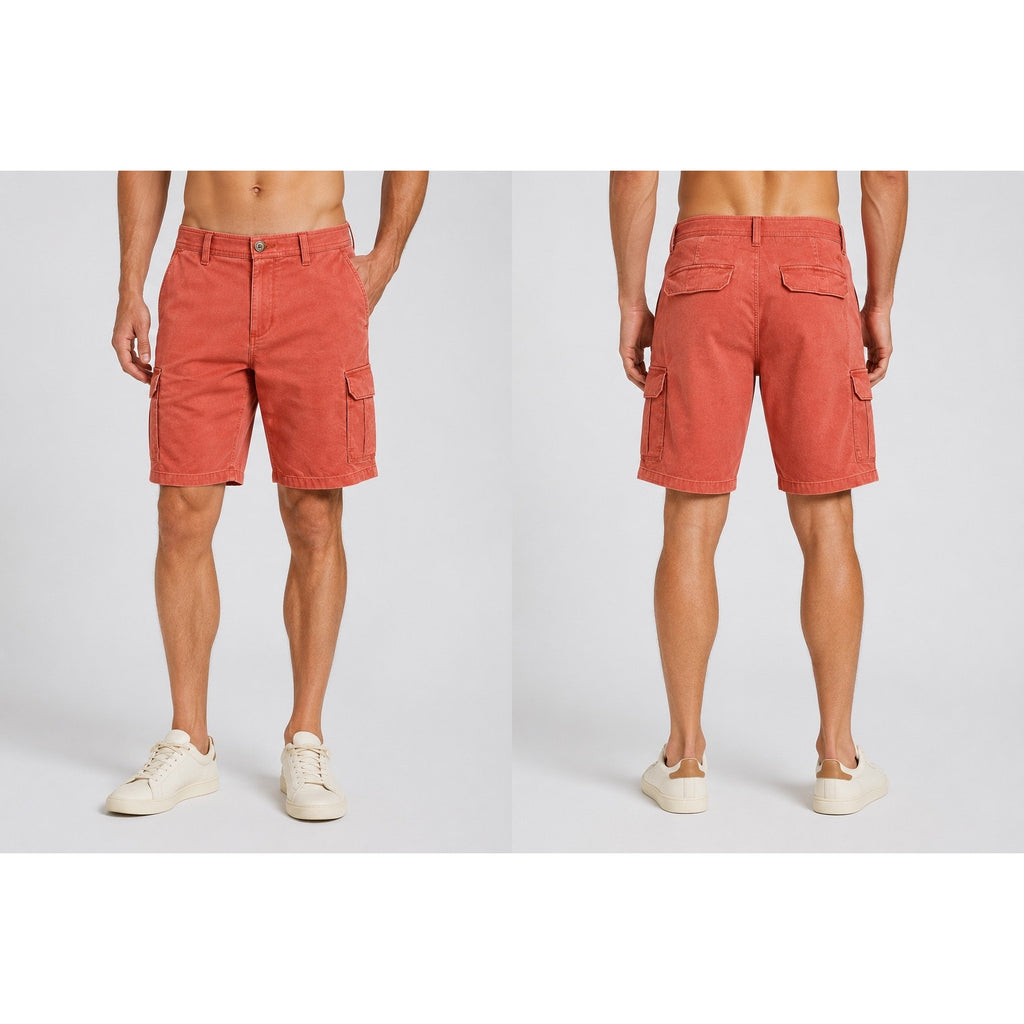Tommy Bahama Cabo Coast Cargo 9" Shorts in Desert Red — Size 30