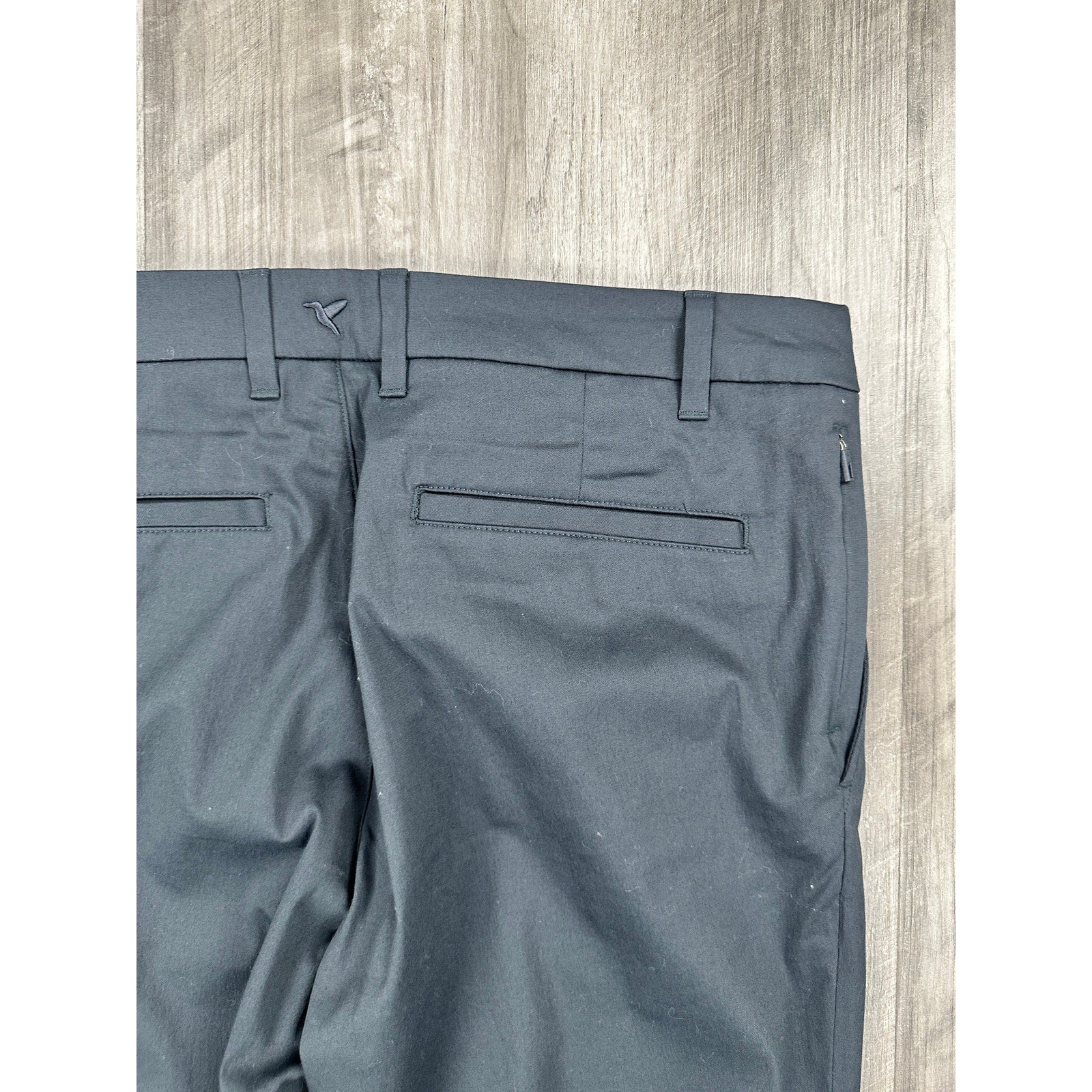Birddogs Stretch Performance Khakis in Black / Dark Charcoal — Size 34x34 // Preowned