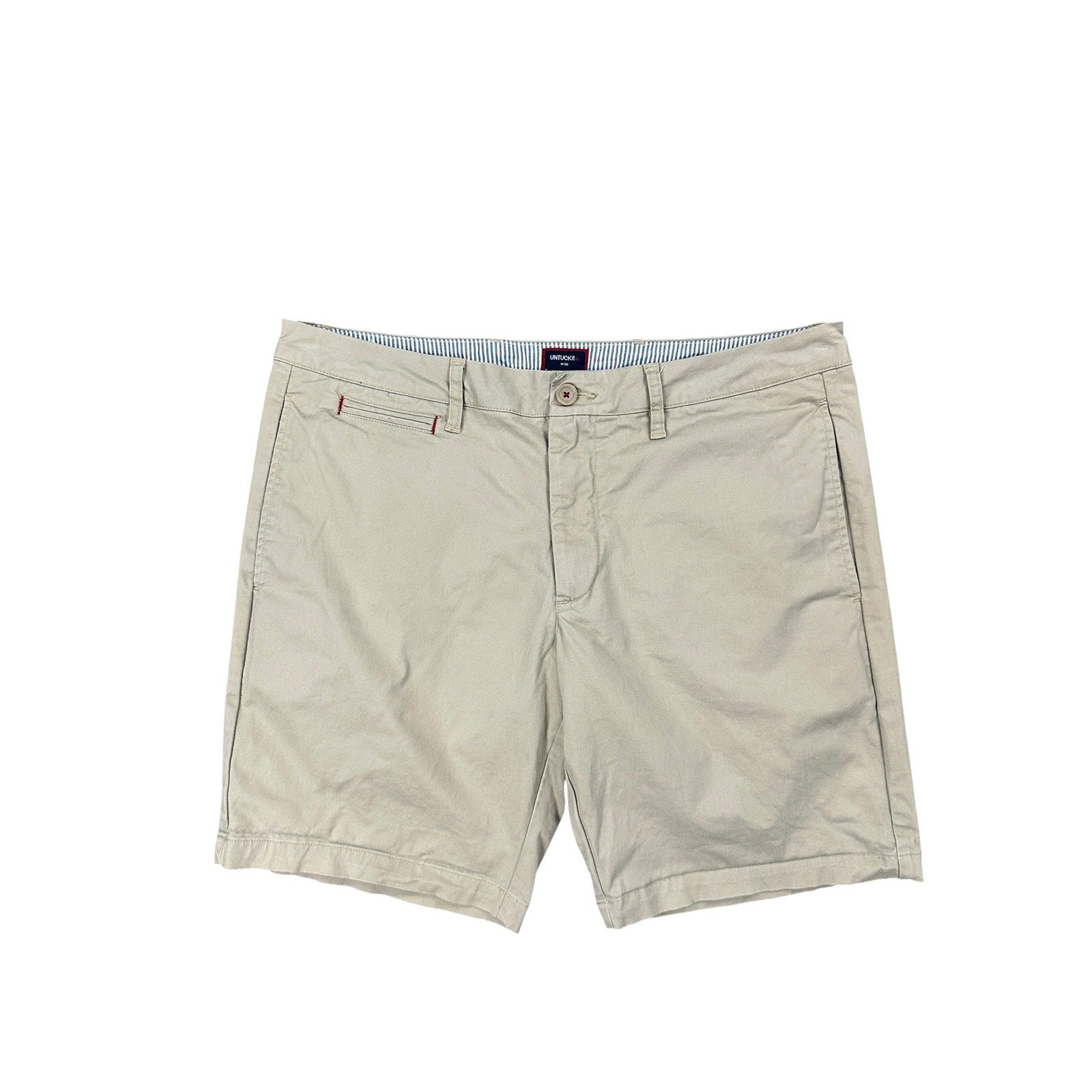 UNTUCKit St. Vincent 9-Inch Chino Shorts in Tan — Size 36 // Preowned