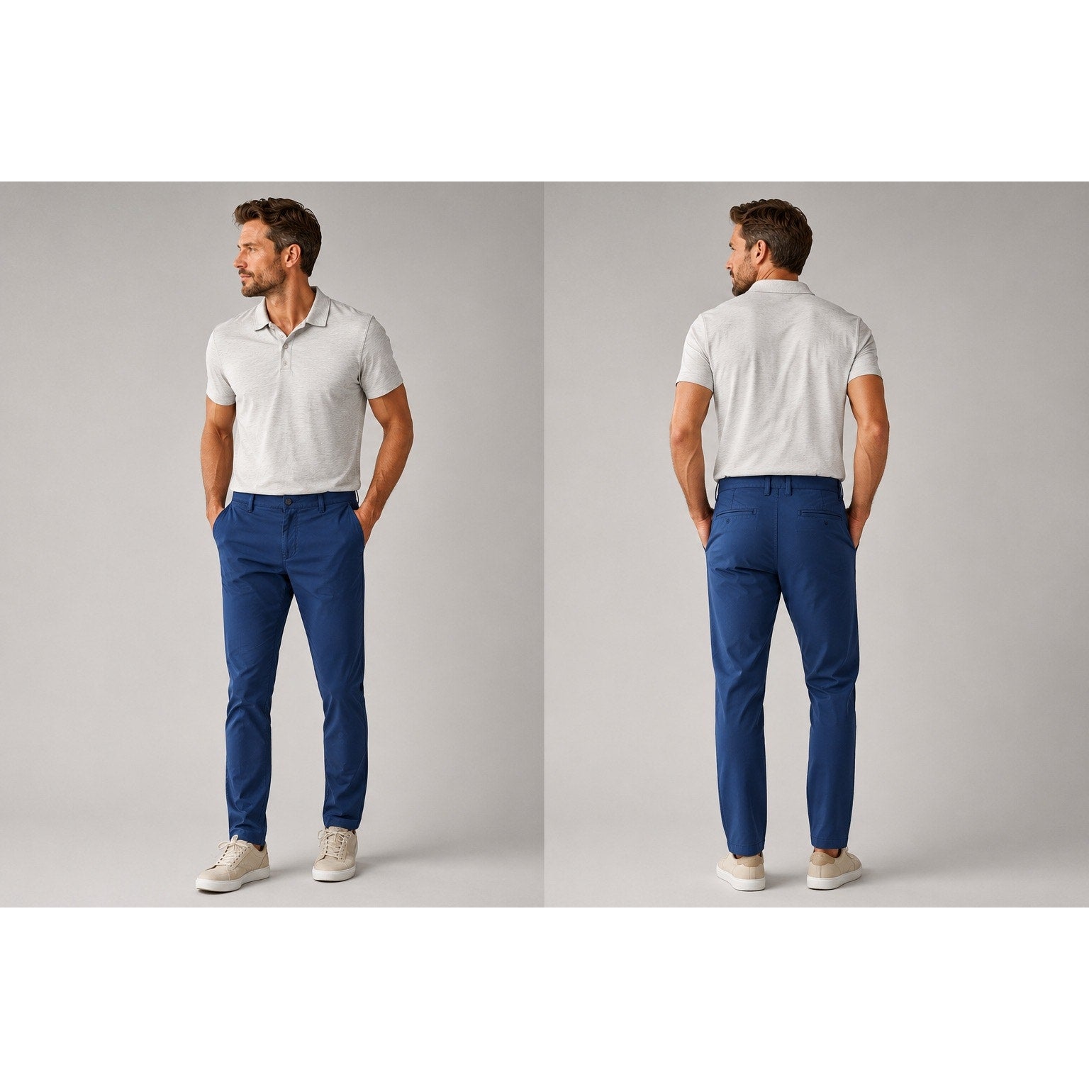 Rhone Slim Fit Commuter Pants in Navy Flex-Knit — Size 34 // Preowned