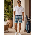 Tommy Bahama Chip Shot Clubhouse Plaid Stretch Golf Shorts — Size 40