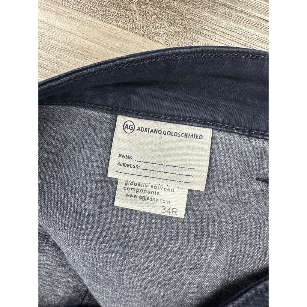 AG Adriano Goldschmied Griffin Relaxed Chino Shorts in Navy — Size 34R // Preowned