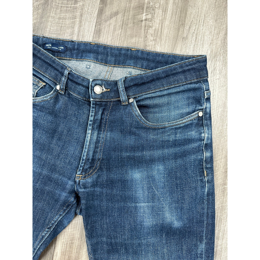 Peter Millar Vintage Washed 5 Pocket Denim Jeans in Blue — Size 32 // Preowned