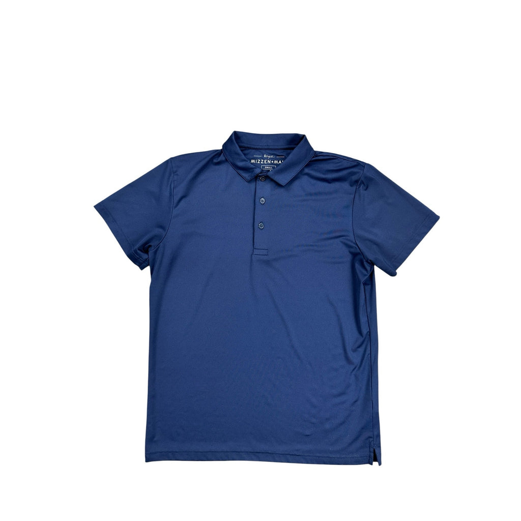 Mizzen+Main Phil Mickelson Performance Golf Polo in Navy — Size Small // Preowned