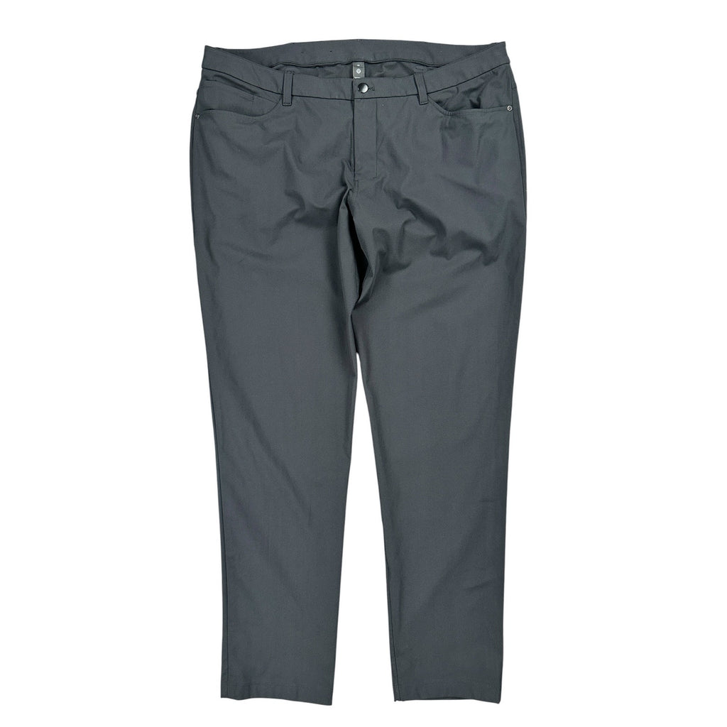 Lululemon ABC Slim Fit Warpstreme 5 Pocket Pants in Black — Size 42 // Preowned