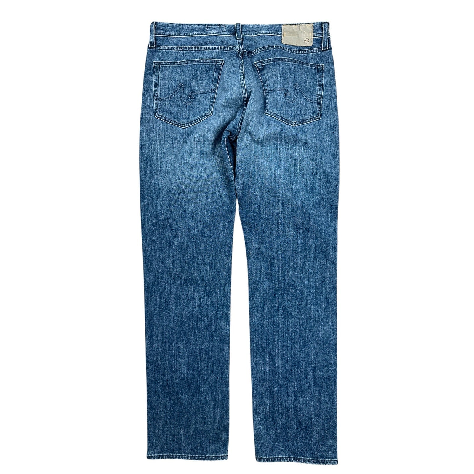 AG Adriano Goldschmied Denim 360 The Graduate Tailored Leg Jean in Blue — Size 36x34 // Preowned