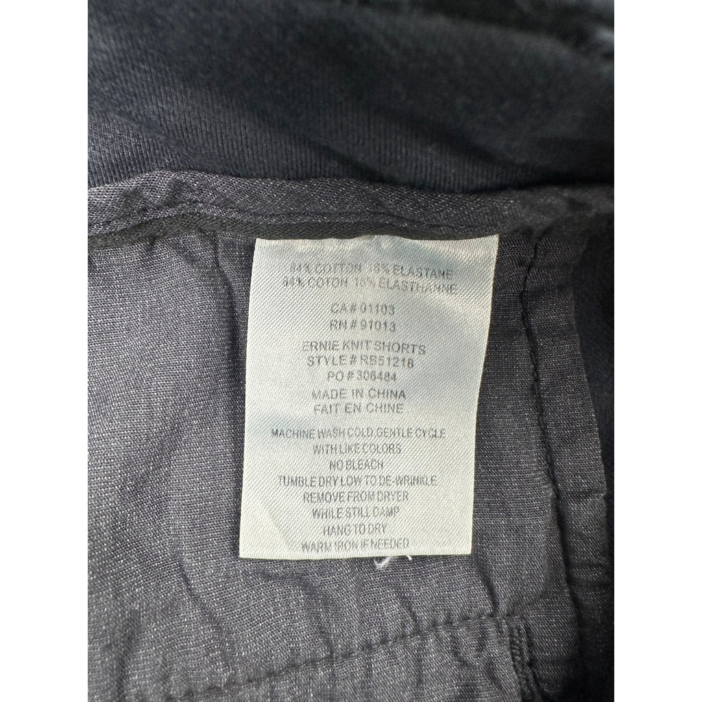 Robert Barakett Ernie Knit Chino Motion Shorts in Navy — Size 38