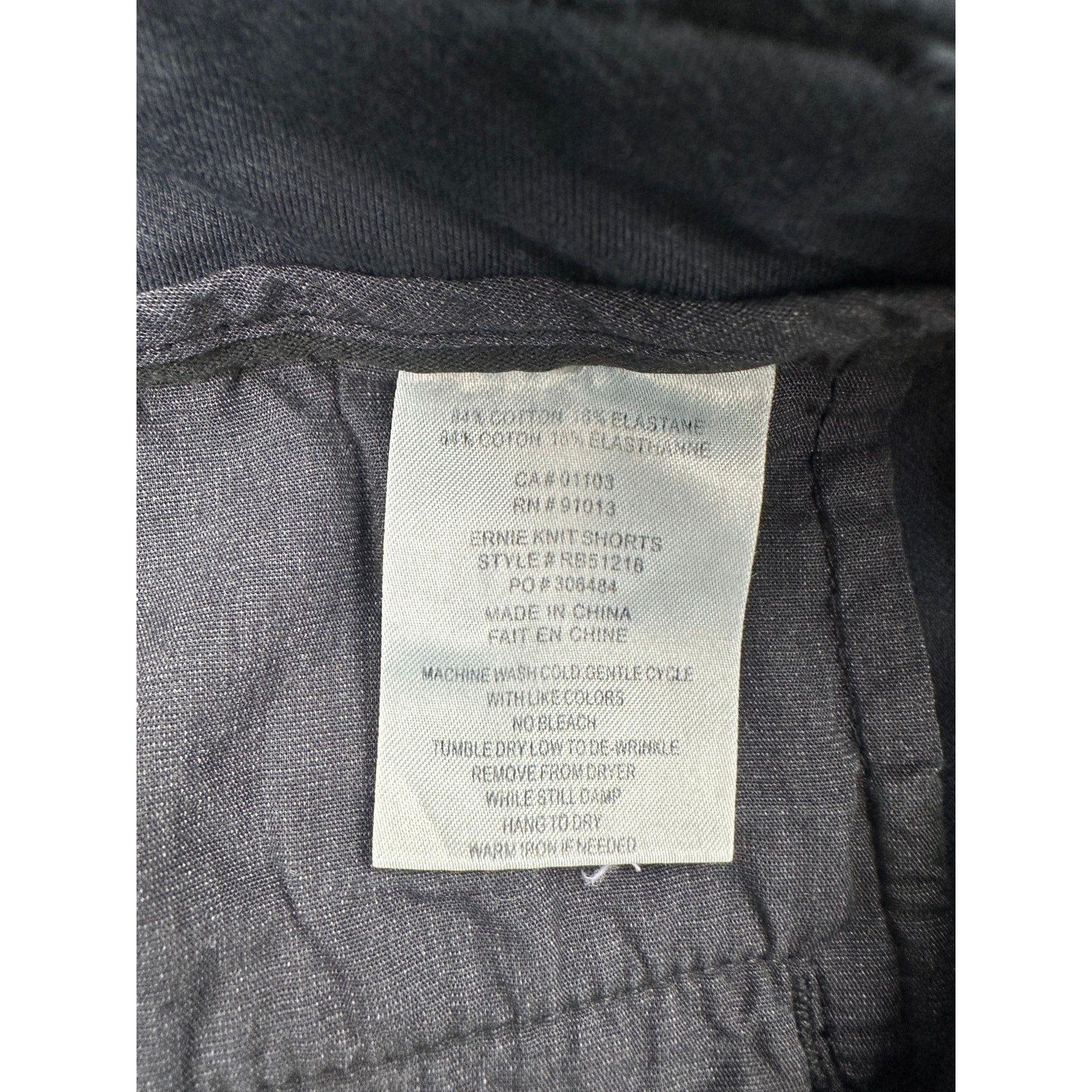 Robert Barakett Ernie Knit Chino Motion Shorts in Navy — Size 38