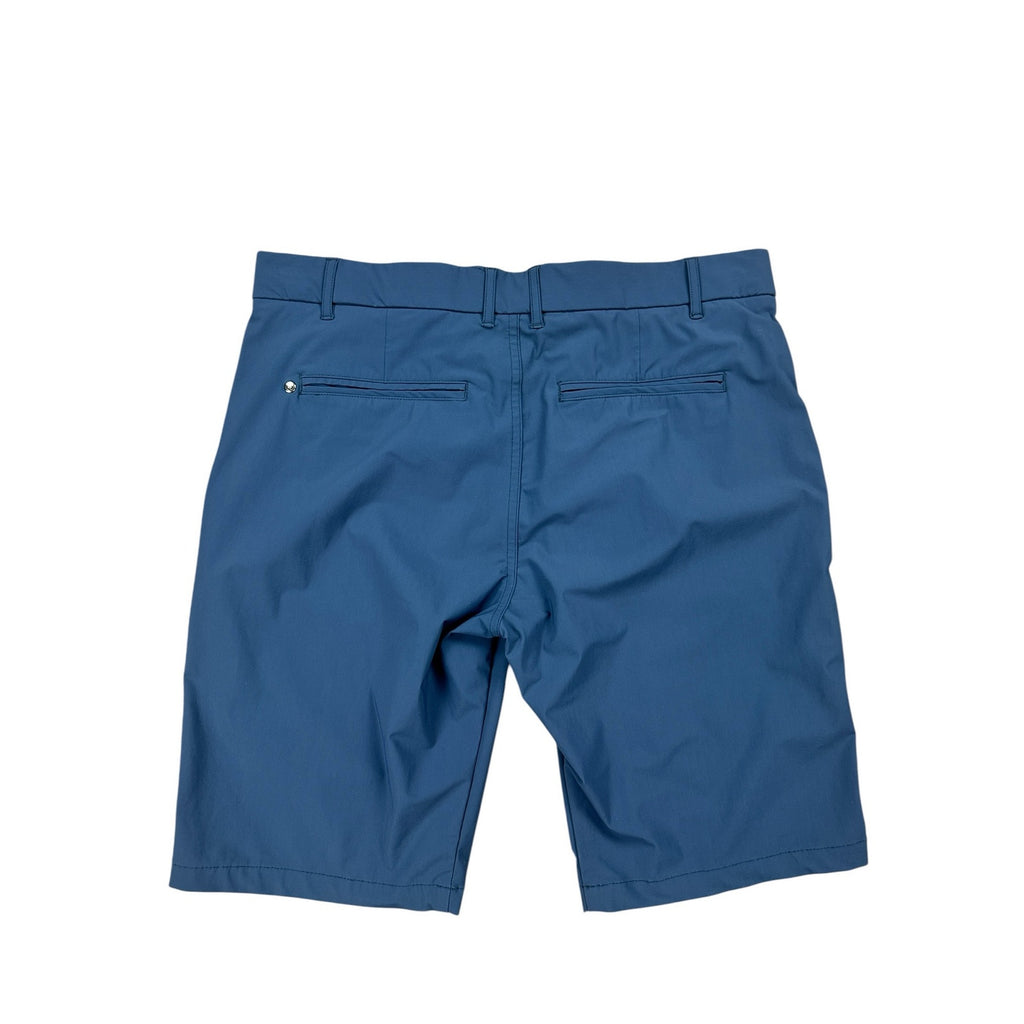 Greyson Montauk Performance Golf Chino Shorts in Slate Navy — Size 34 // Preowned