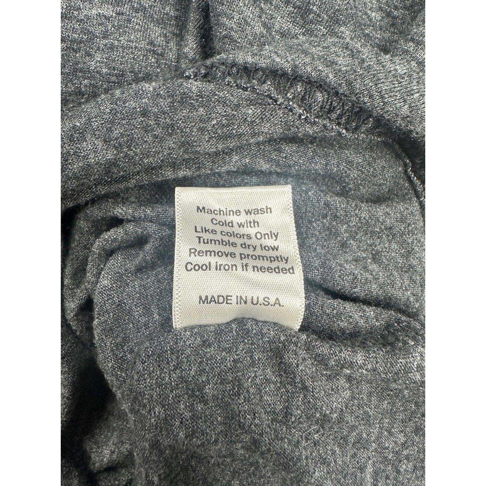 GoodLife Long Sleeve Crew Neck Tee in Heather Charcoal — Size Large