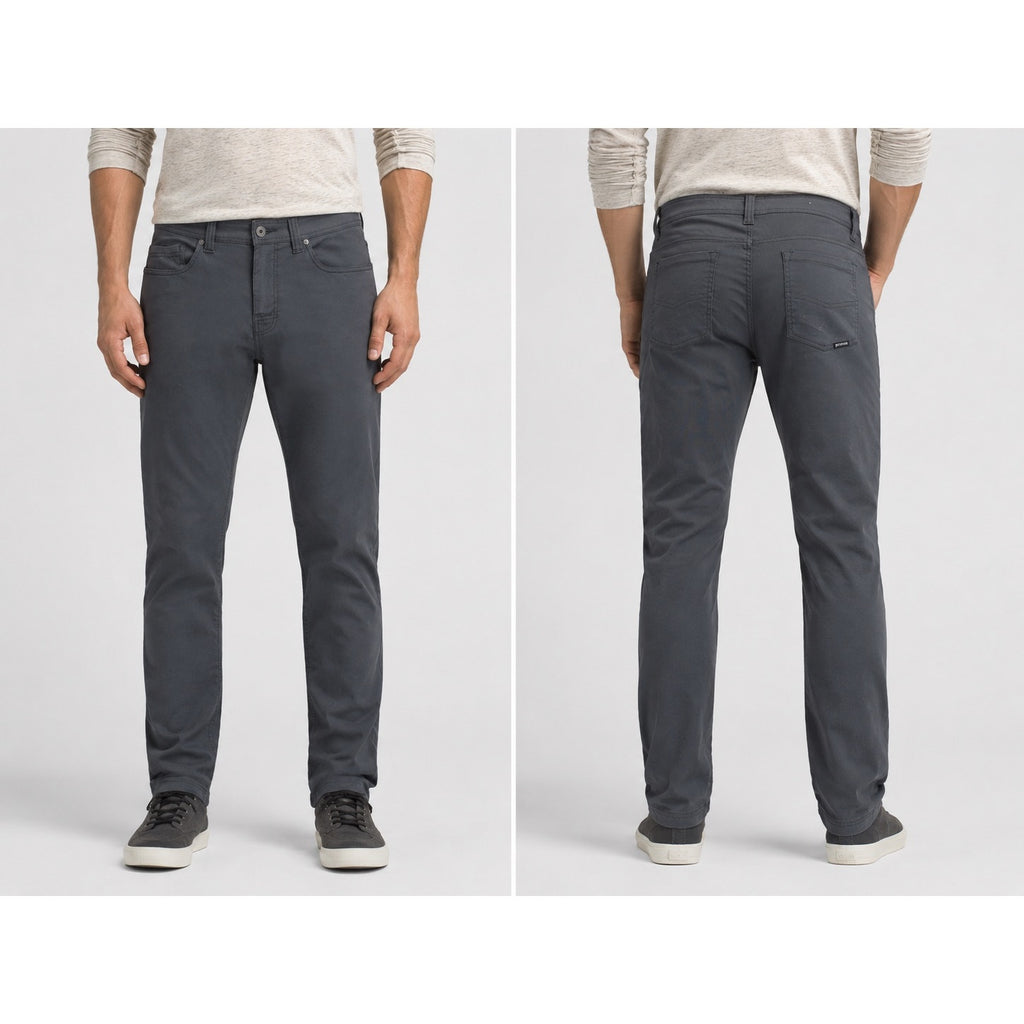Prana Brion 5 Pocket Slim Fit Performance Pants in Charcoal Grey — Size 34x32 // Preowned