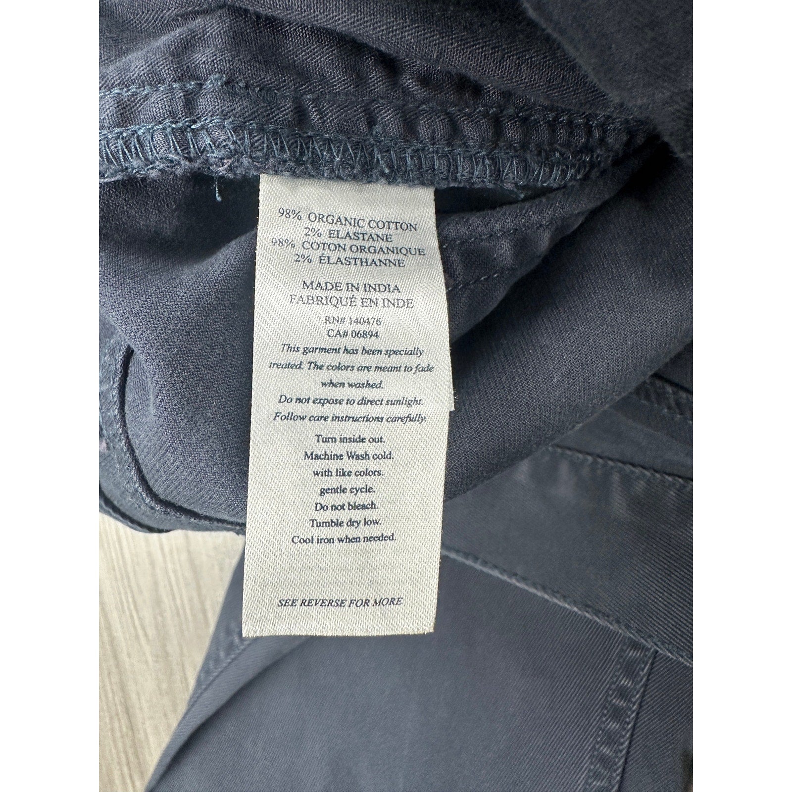 Faherty Comfort Twill 5 Pocket Pants in Navy — Size 31 // Preowned