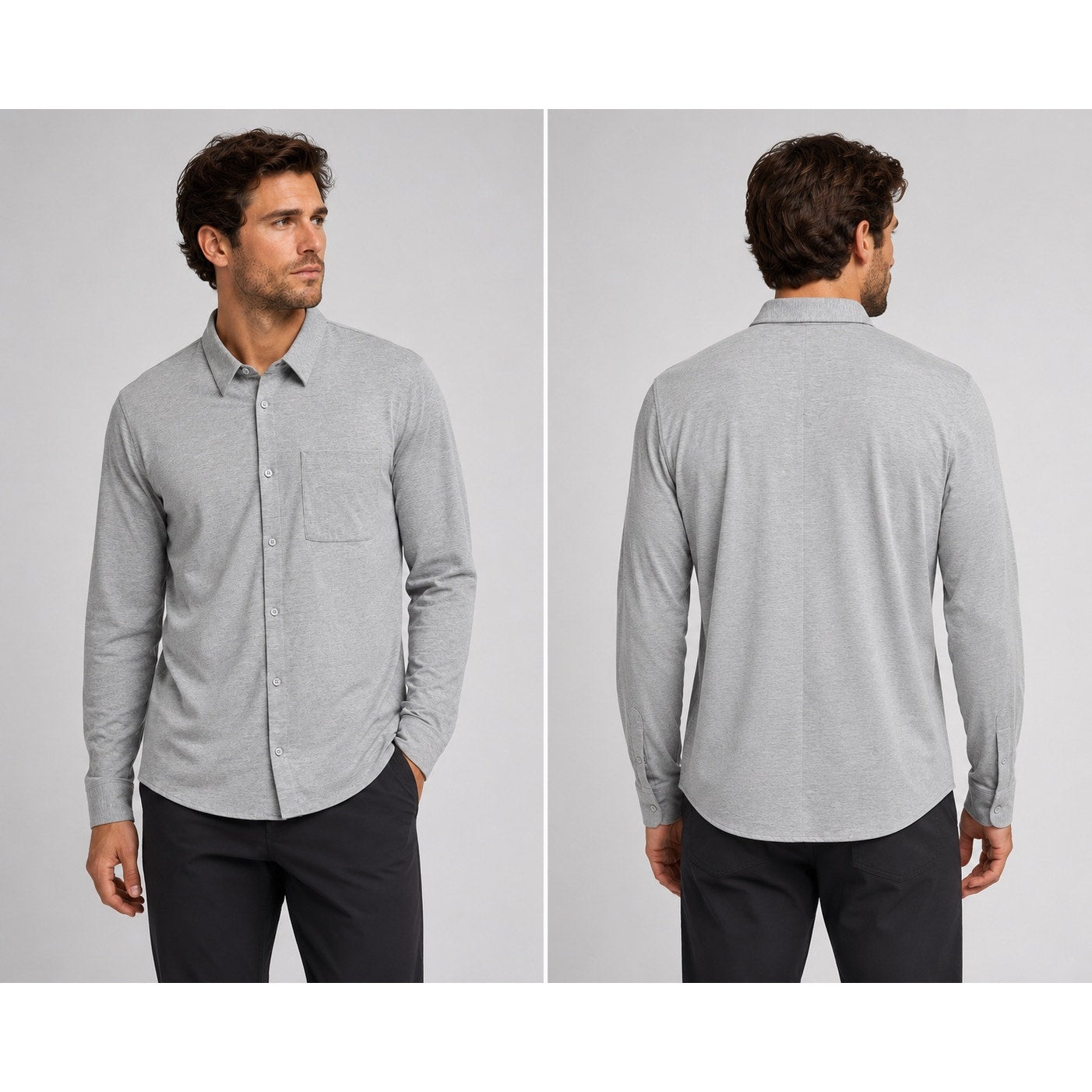 Lululemon Commission Long Sleeve Shirt in Harbor Blue — Size XL // Preowned