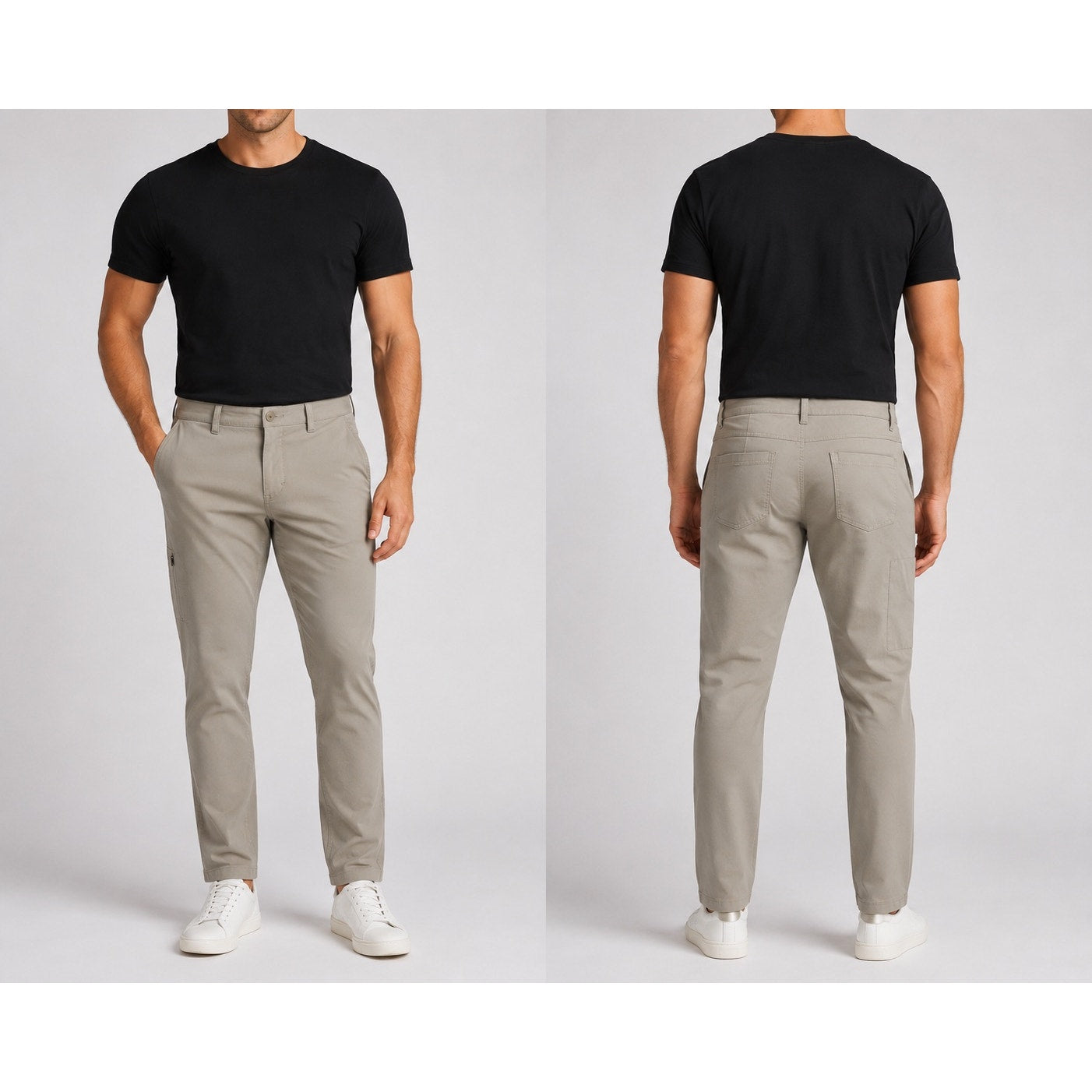 BYLT Everyday 2.0 Performance Chino Pants Taupe — Size 31