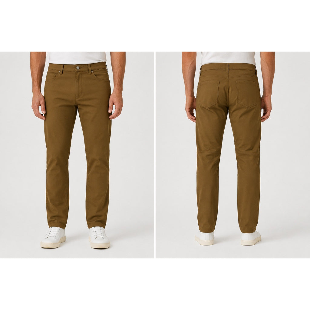 Lululemon ABC Classic Fit Warpstreme 5 Pocket Pants in Brown — Size 36 // Preowned