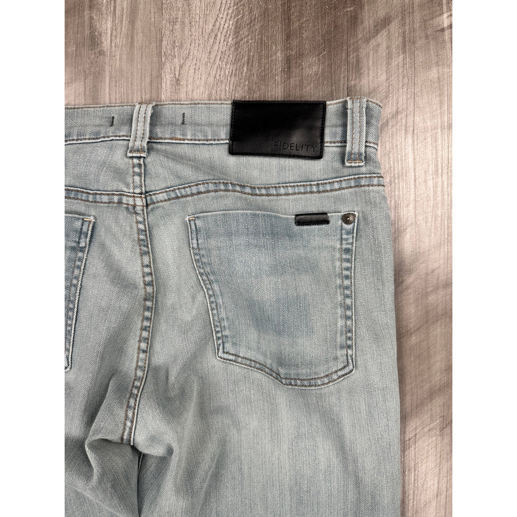 Fidelity Impala Slim Straight Jeans Emerson Blue — Size 33
