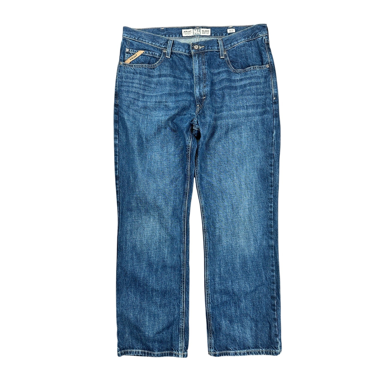 Ariat M4 Low Rise Legacy Boot Cut Jean in Roadhouse — 38x32 // Preowned