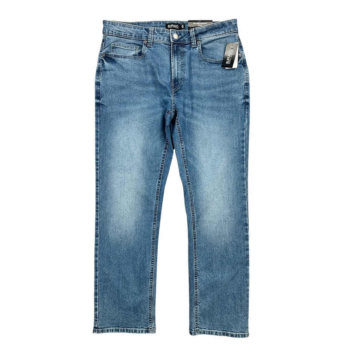 Buffalo David Bitton Driven Relaxed Straight Jeans — Size 34x30