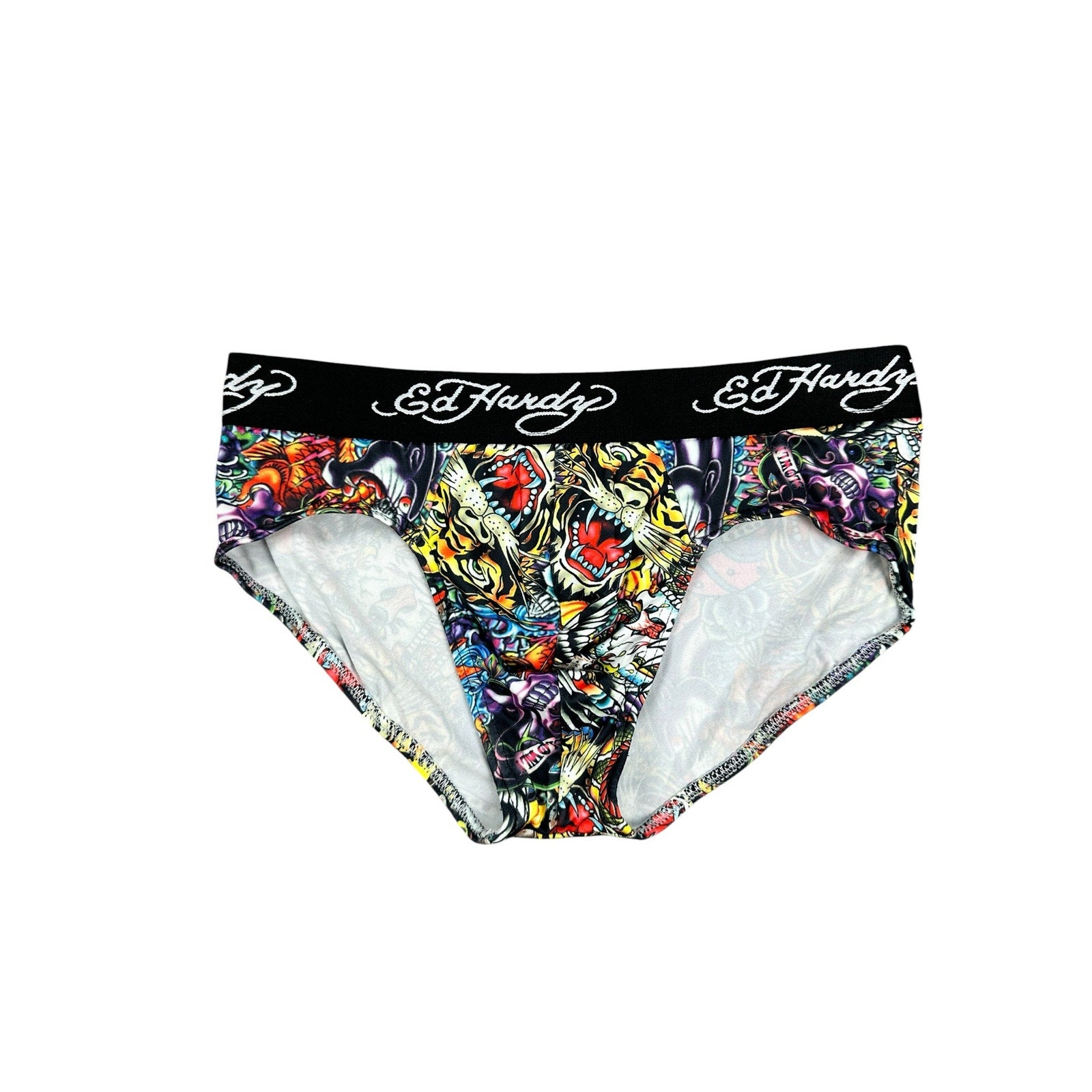 Ed Hardy Performance Low Rise Briefs 5-Pack — Size Medium
