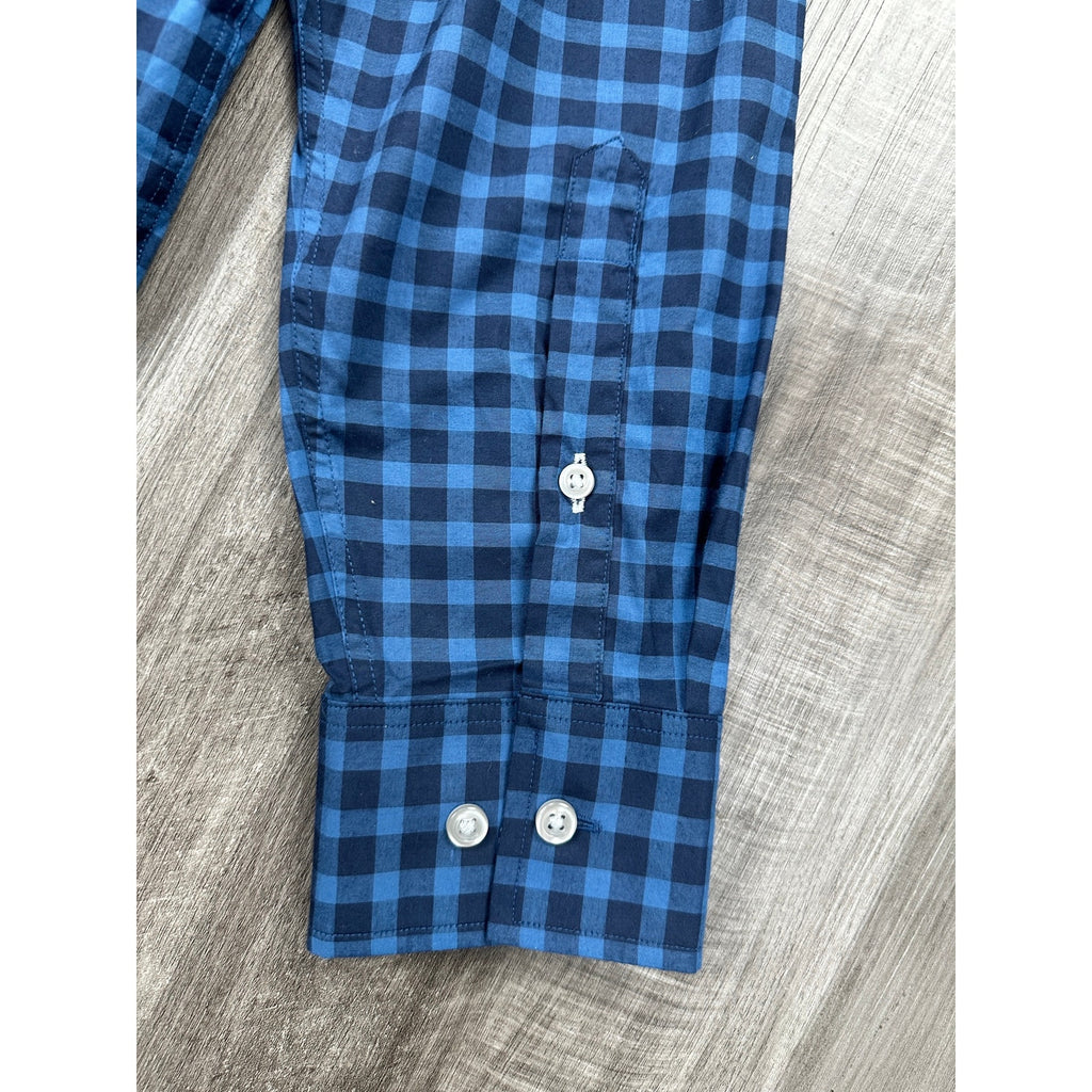 Tommy Bahama Dallas Cowboys Pacific Check Long Sleeve Button Down — Size Medium // Preowned