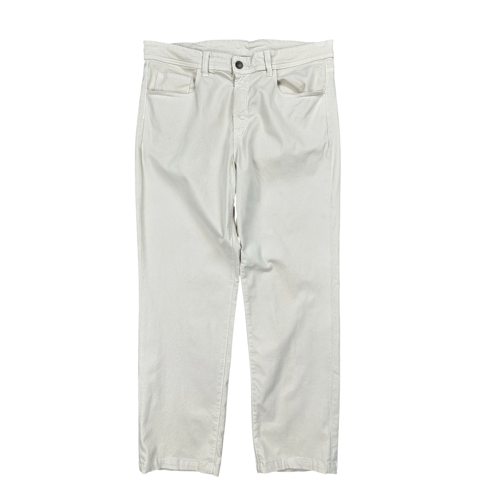 Straight Down Clemson Performance Golf Chino Pants in Light Cream — Size 36 // Preowned