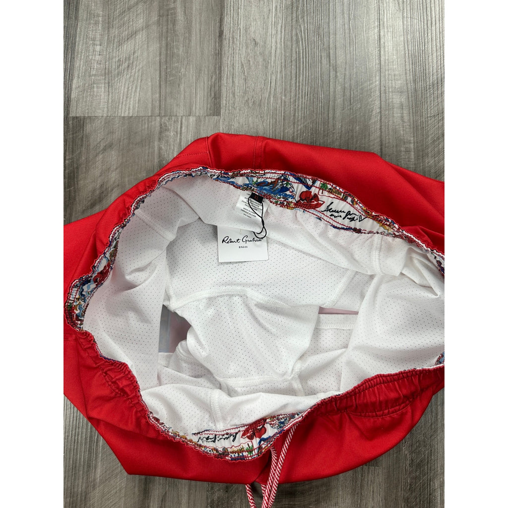 Robert Graham Traveling Swim Trunks Around the World — Size XL