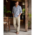 Indigo Palms (by Tommy Bahama) Classic Fit Sueded Brush Twill Cotton Chino Jeans in Tan — Size 35 // Preowned