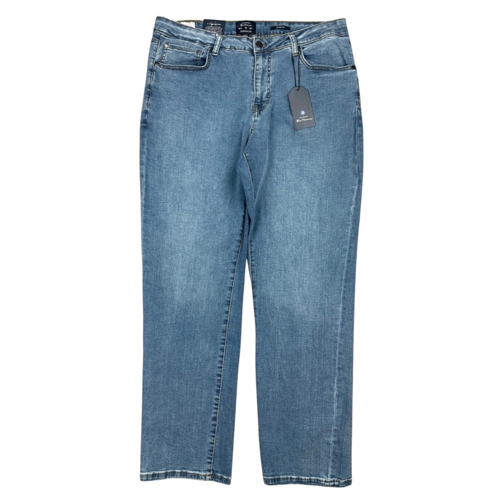 Ben Sherman Relaxed Fit Stretch Jeans - 36x30