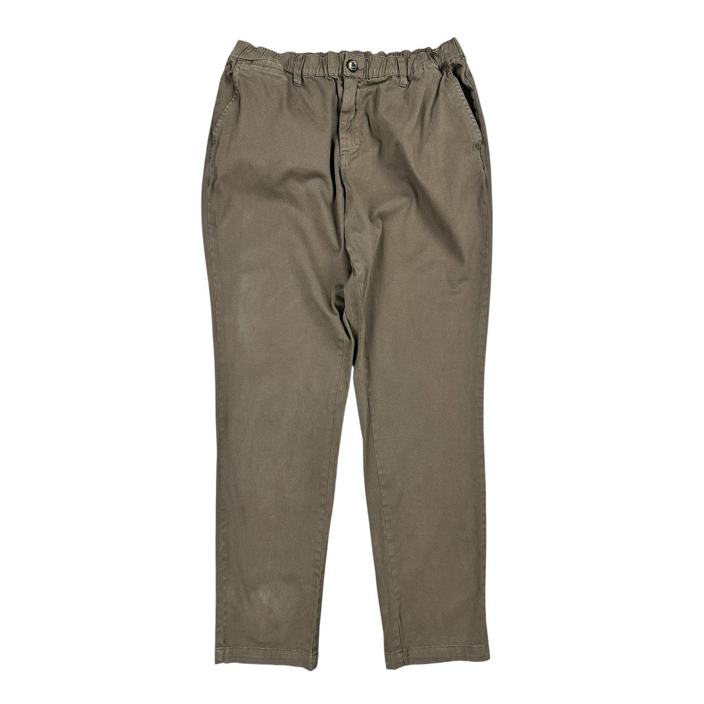 Cove Slim Straight Stretch Chino Pants in Brown — Size 34 // Preowned