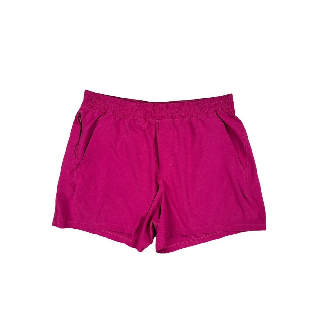 Lululemon Pace Breaker Linerless 5" Shorts in Dramatic Magenta — Size XL // Preowned