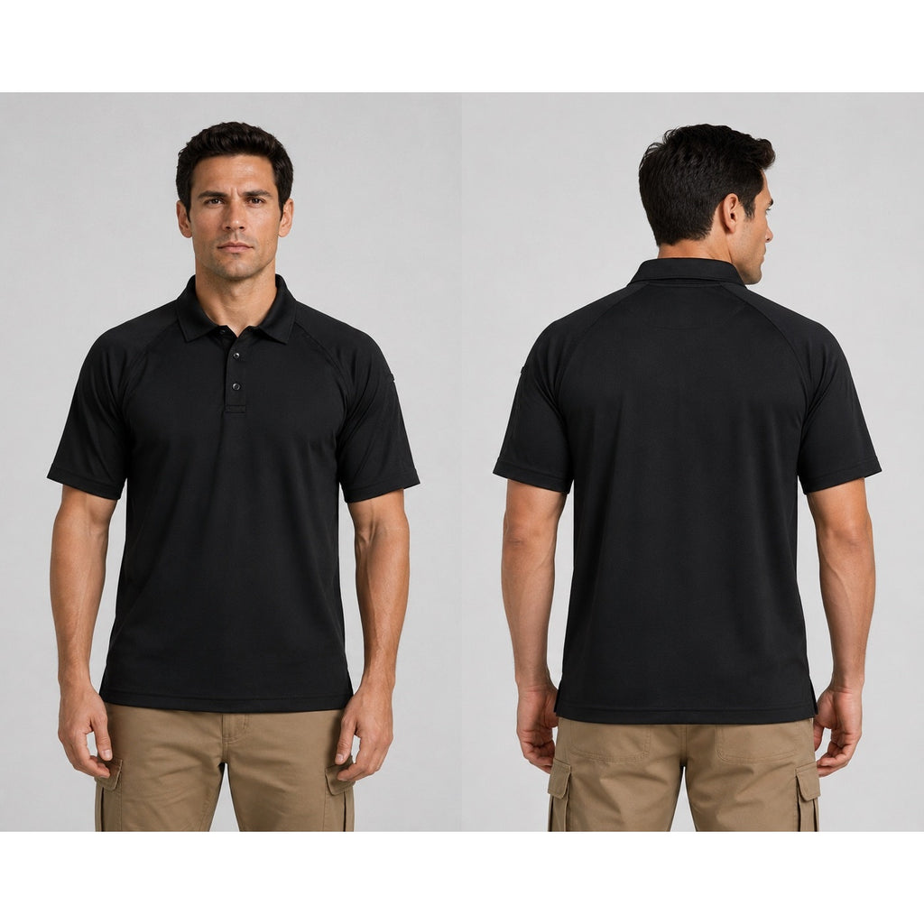 5.11 Tactical Performance Short Sleeve Polo in Black — Size Large // Preowned