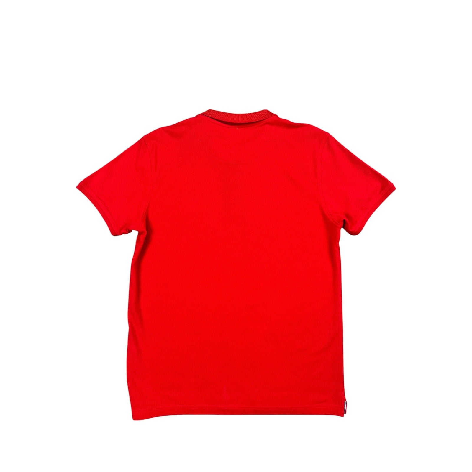Roberto Cavalli Pique Knit Cotton Polo in Red — Size Large // Preowned