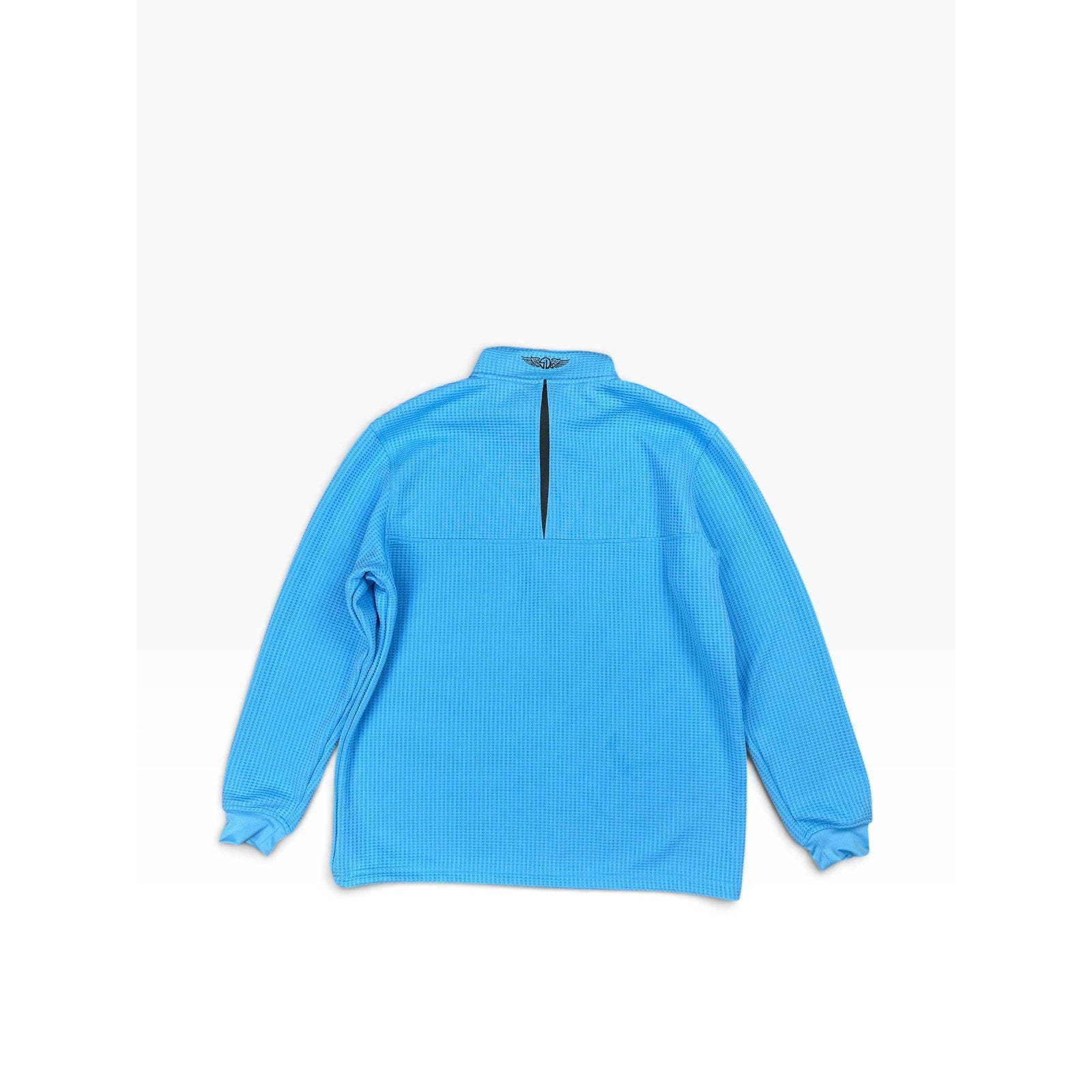 Straight Down Big Horn Golf Optic Quarter Zip Pullover in Alaska Blue — Size XL
