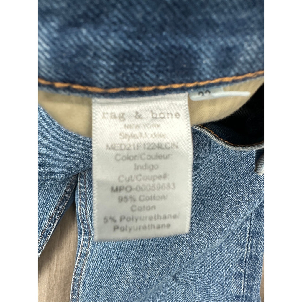 Rag & Bone Fit 1 Skinny Indigo Aero Stretch Jeans — Size 33 // Preowned