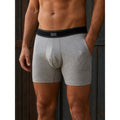 Saxx Daytripper Ball Park Pouch Everyday 5-Inch Boxer Brief 3-Pack in Gray Navy Black — Size Small