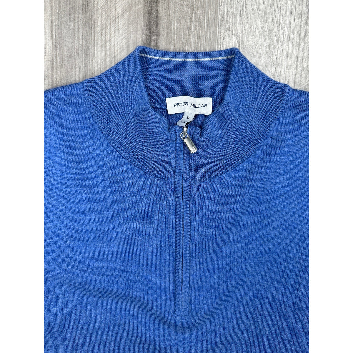 Peter Millar Autumn Crest Quarter Zip Merino Wool Pullover — Size XL // Preowned