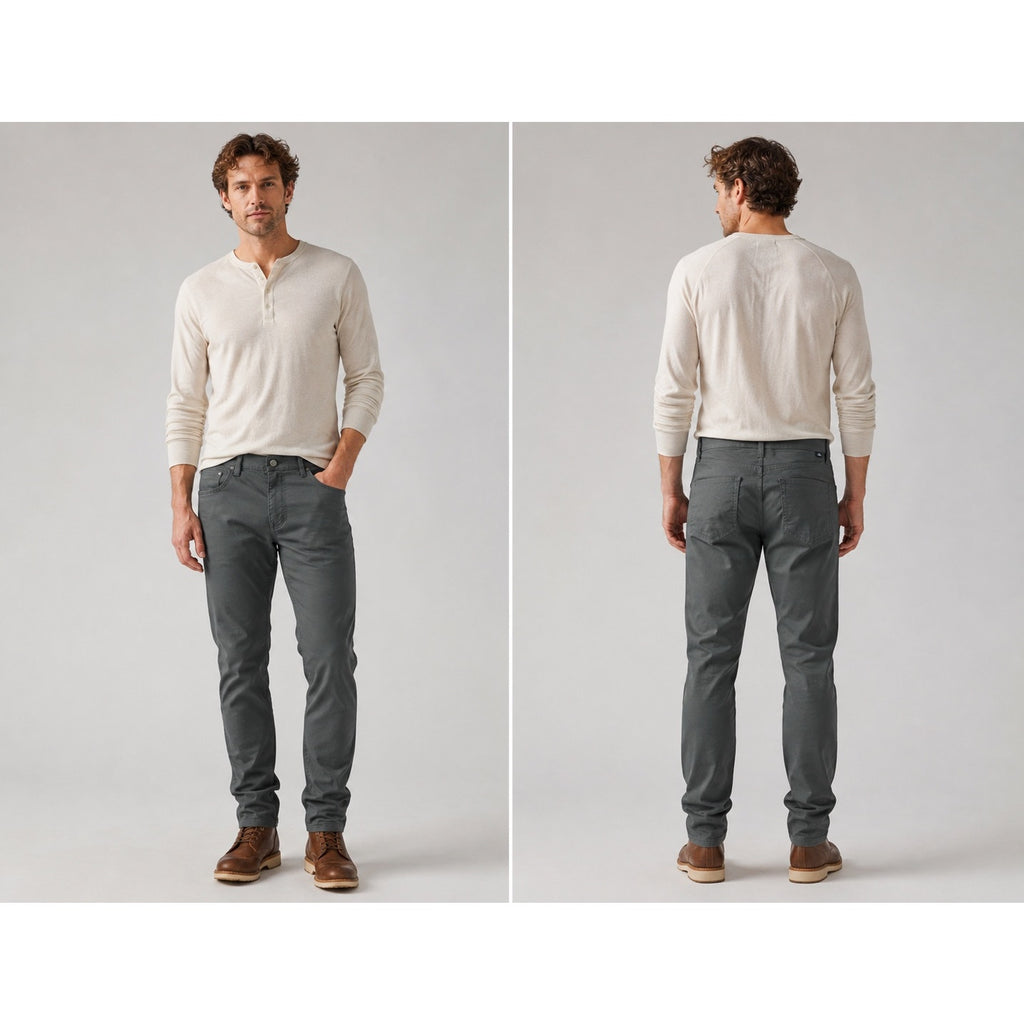 Faherty Reserve Collection Movement 5 Pocket Pants in Dark Gray — Size 28x32 // Preowned