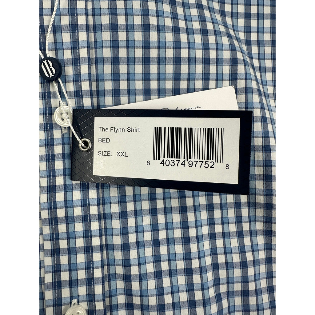 Holderness and Bourne The Flynn Signature Fit Plaid Long Sleeve Button Down in Bedford — Size 2XL