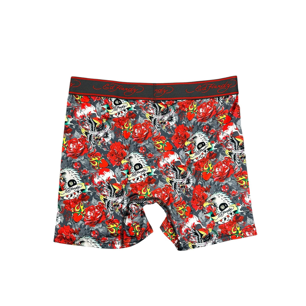 Ed Hardy Performance Boxer Briefs 4-Pack — Size Medium