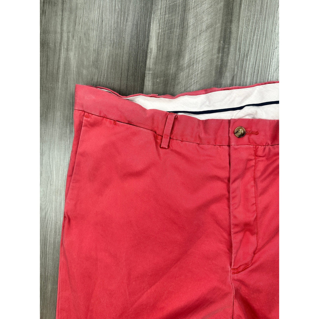 Polo Ralph Lauren Stretch Slim Fit Chino Pants in Nantucket Red — Size 38x30 // Preowned