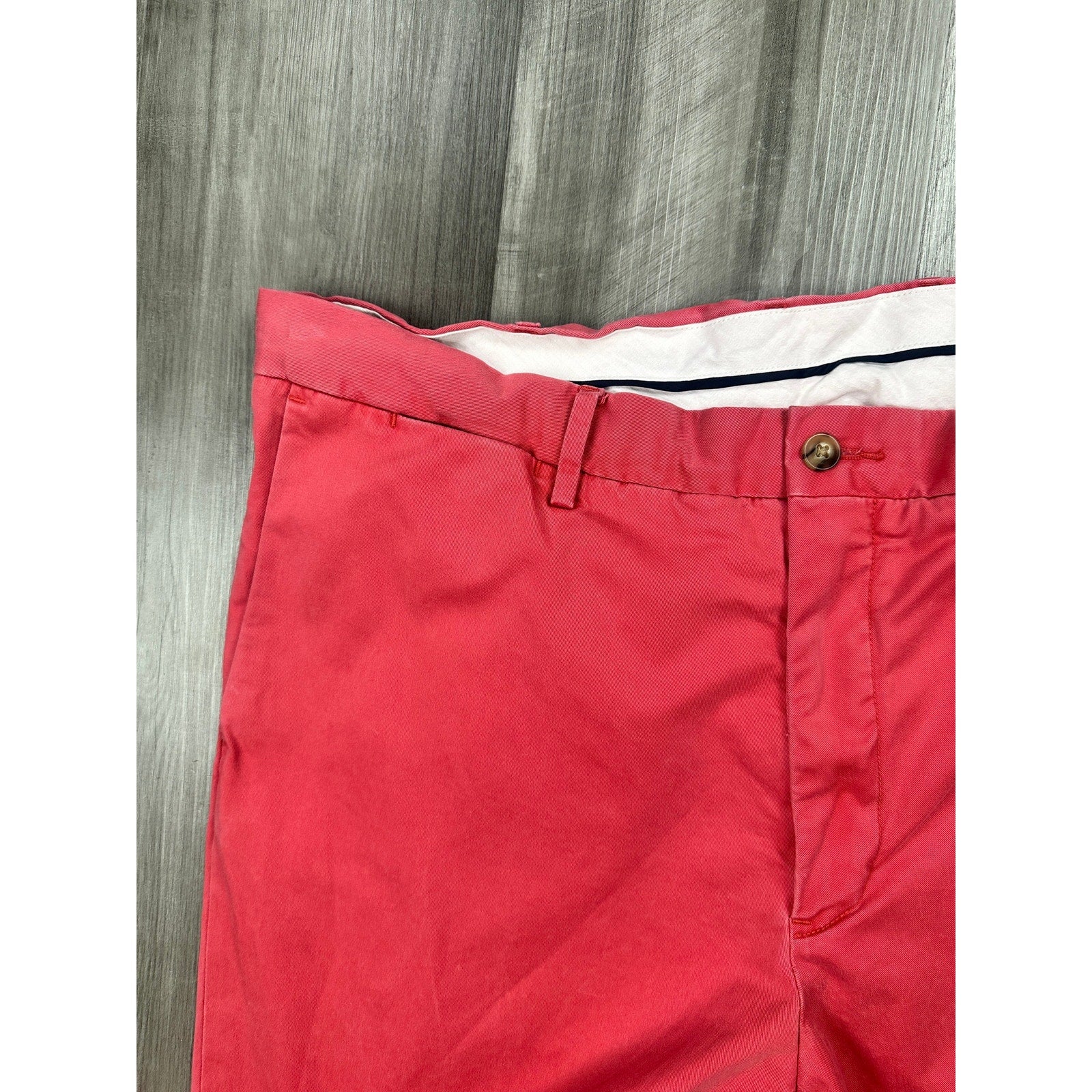 Polo Ralph Lauren Stretch Slim Fit Chino Pants in Nantucket Red — Size 38x30 // Preowned