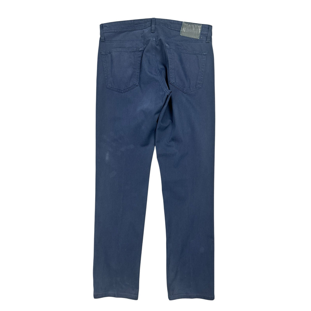 AG Adriano Goldschmied The Tellis Modern Slim Straight Sueded Stretch Sateen Chino Jeans — Size 34x34 // Preowned