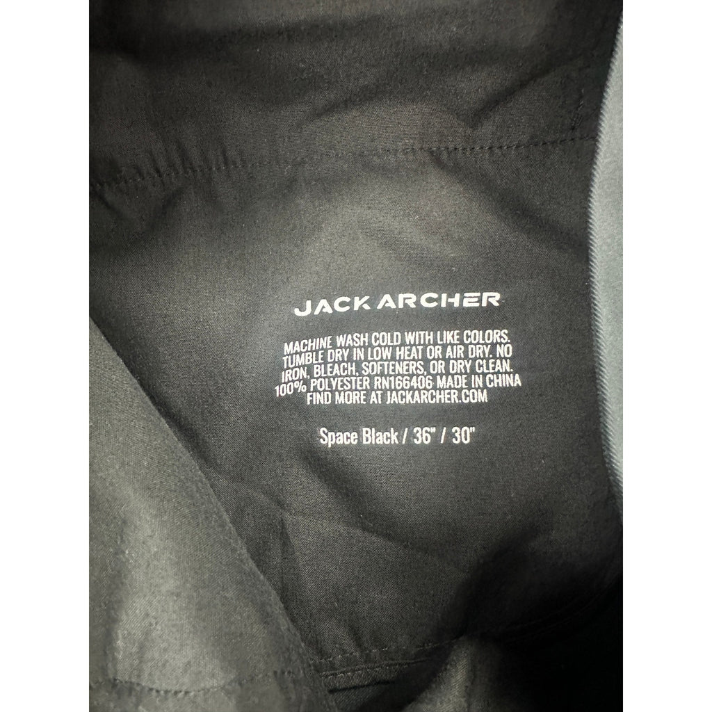 Jack Archer Jetsetter Tech Commuter Pants in Space Black — Size 36x30 // Preowned