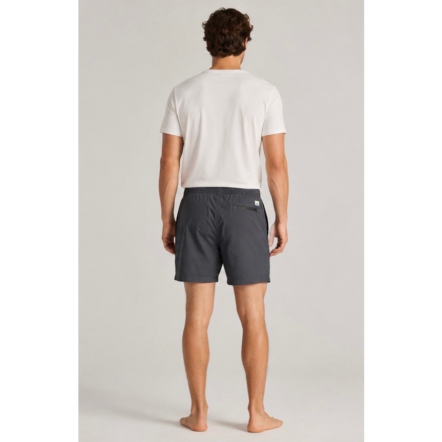 Vuori Charcoal Ripstop Cotton Shorts - Large
