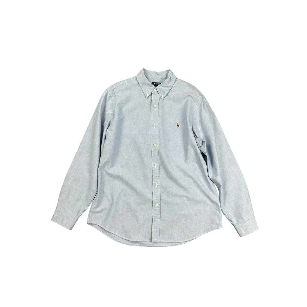 Polo Ralph Lauren Classic Fit Oxford Long Sleeve Button Down in Light Blue — Size XL // Preowned