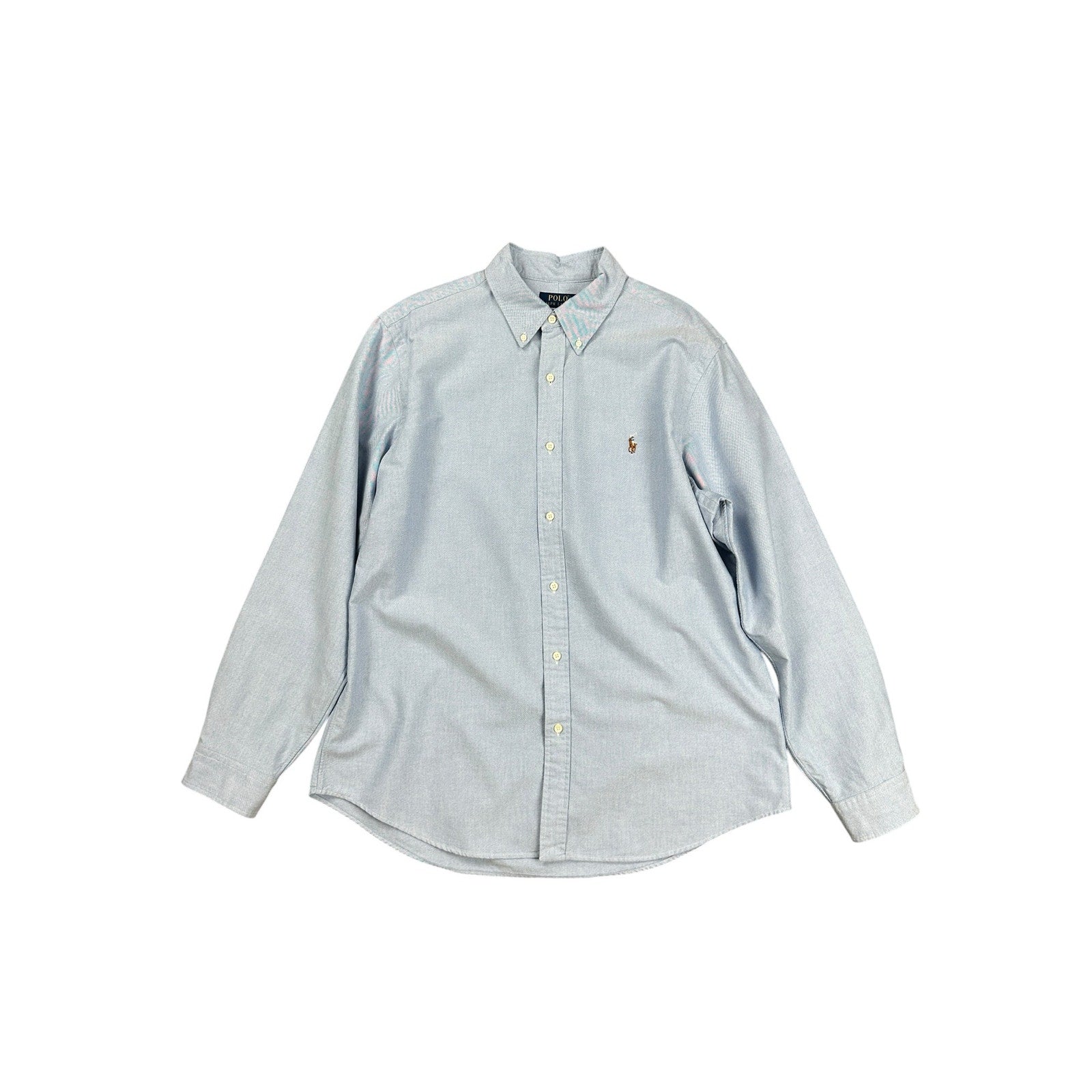 Polo Ralph Lauren Classic Fit Oxford Long Sleeve Button Down in Light Blue — Size XL // Preowned