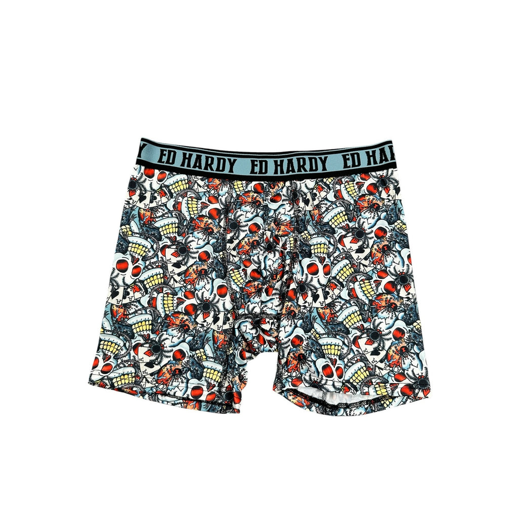 Ed Hardy Performance Boxer Briefs 4-Pack — Size Medium